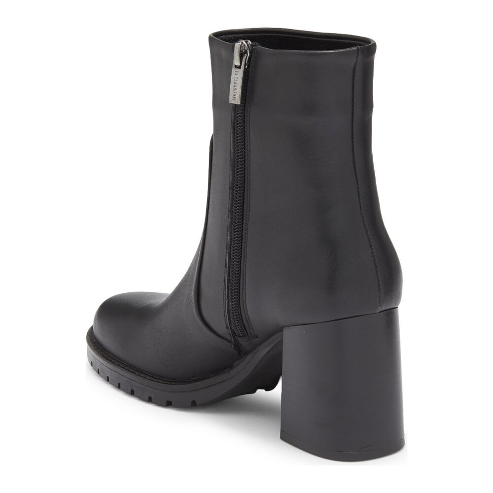 🆕 LA CANADIENNE Livon City Dry Waterproof Platform Leather Bootie 9 Black - Picture 2 of 16